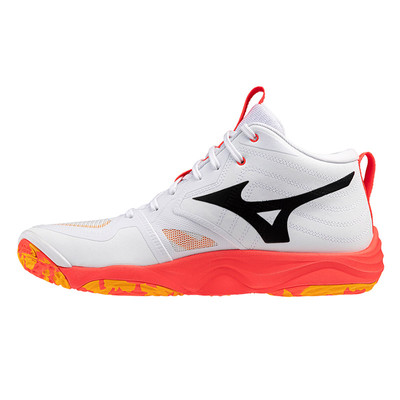 Mizuno Wave Momentum Elite MID White / Coral