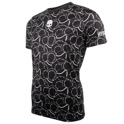 Hydrogen Allover Tennis Tech T-Shirt Black