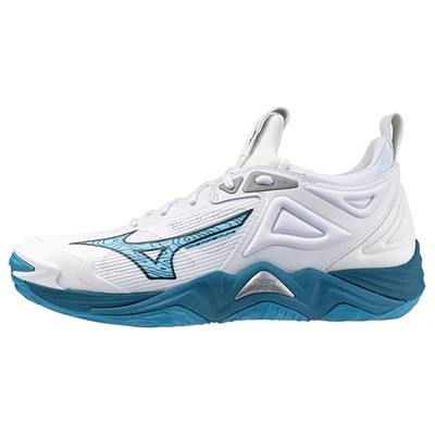 Mizuno Wave Momentum 3 White / Sailor Blue / Silver