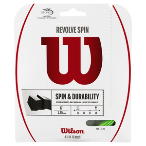 Tennis string Wilson Revolve Spin 17 Green