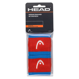 Head Wristband Striped 2,5" Hibiscus / Orange Alert