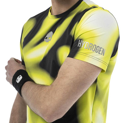 Hydrogen Psychedelic Tech T-shirt Green