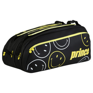 Prince Tour 3 Comp Prince x Smiley Racket Bag Black