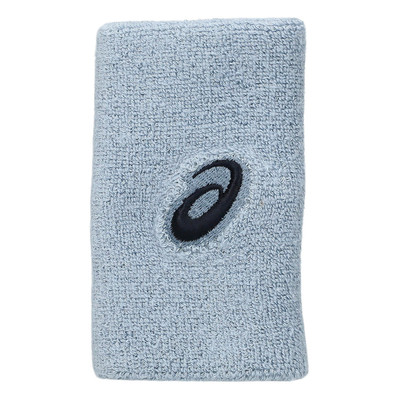 ASICS Wristband Long Grey Blue 2Pack