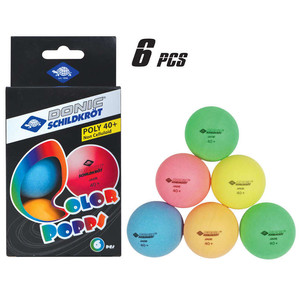 Piłeczki Donic-Schildkrot Color Oioos Poly 40+ 6szt.