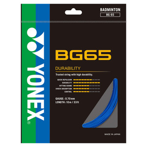 Yonex badminton BG 65 Navy
