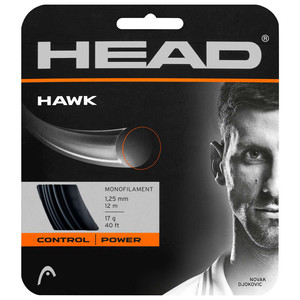 Naciąg tenis Head Hawk 1,25 mm Black