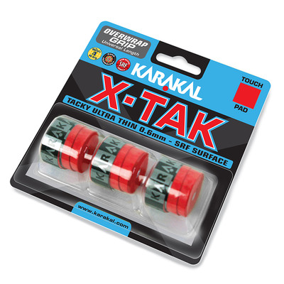 Karakal X-TAK Overwrap Grip 3pcs.