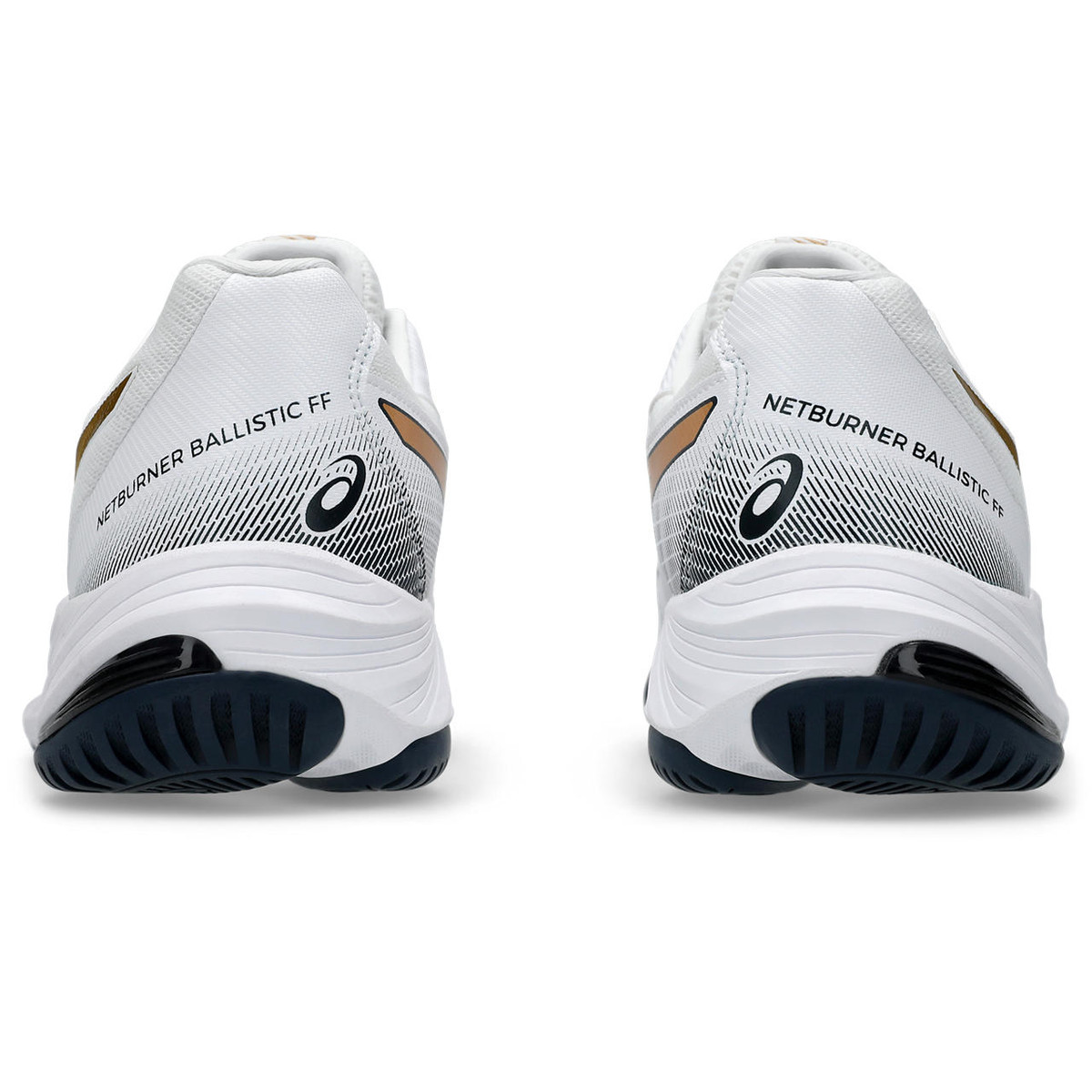 Buty Asics Netburner Ballistic FF 3 White / Gold Biały