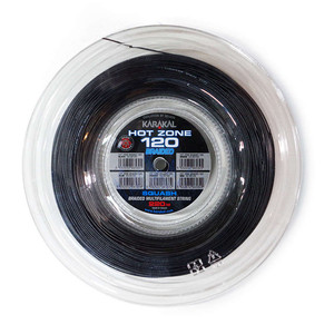 Karakal Hot Zone Braided 120 Black 220m Squash String