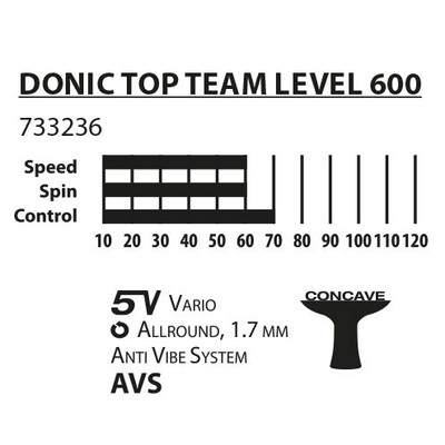 Rakieta Donic-Schildkrot Top Team 600