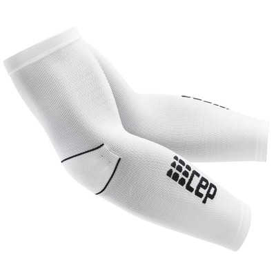 Rękawy kompresyjne Cep Compression Arm Sleeves Unisex White