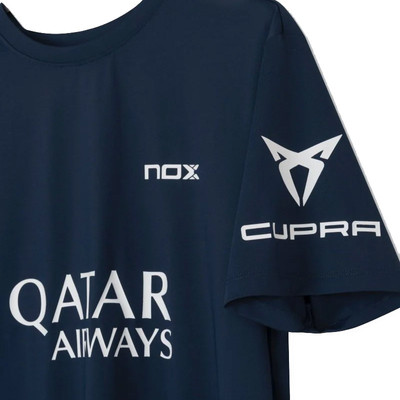 Koszulka Nox AT10 Sponsors Camiseta Azul Marino