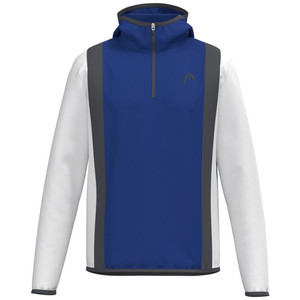 Bluza HEAD Club 25 Tech Hoodie Royal Blue / White