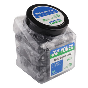 Yonex AC 102-60 EX Overgrips Black - 60pcs