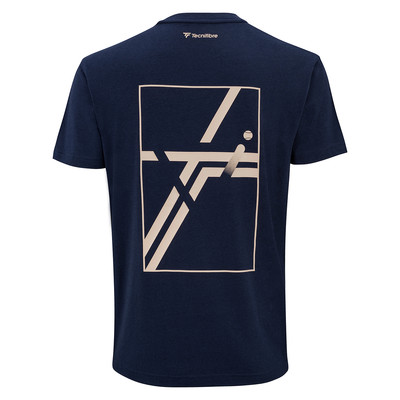 Koszulka Tecnifibre Graphic Tee T-shirt Marine