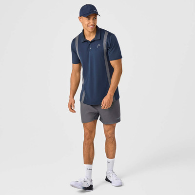 HEAD Club 25 Tech Polo Shirt Navy