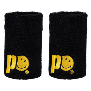 Prince x Smiley Long Wristband Black 2pcs
