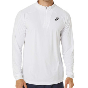 Asics Court LS Zip Top White