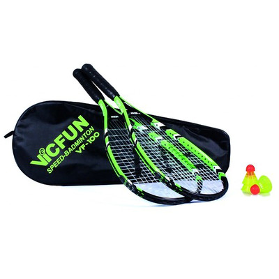 Zestaw VicFun Speed-Badminton 100 Set Green