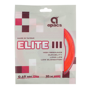 Badminton string Apacs Elite III 0.68 Orange