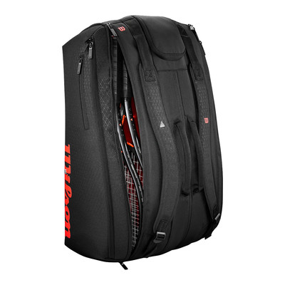 Torba Wilson Clash V3 Super Tour 15 Pack Black / Infrared