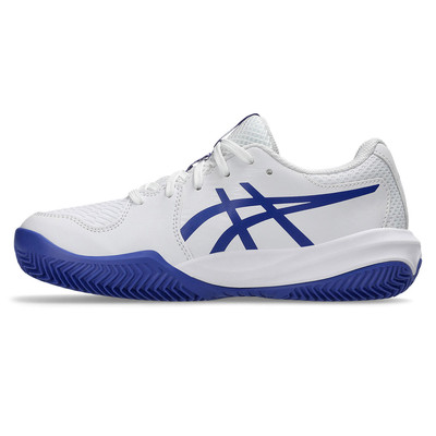 Asics Gel-Resolution X GS Clay White / Cobalt