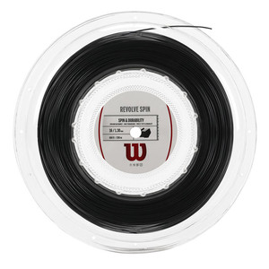 Tennis string Wilson Revolve Spin 16 1.30 Black (200m)