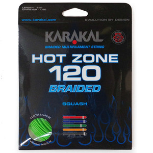 Karakal Hot Zone Braided 120 Green 11m Squash String
