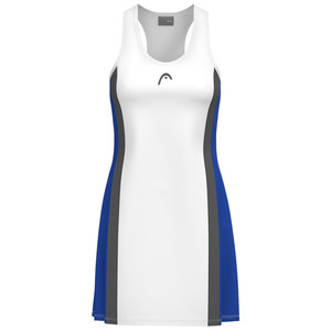 Sukienka sportowa HEAD Club 25 Dress Women Royal Blue / White