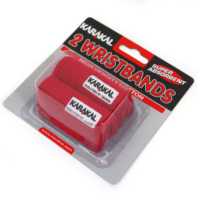 Karakal Wristband Red 2pcs.