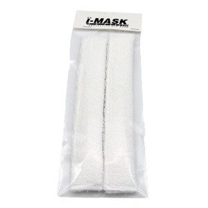 Frotki do okularów I-Mask Headband White 2pak