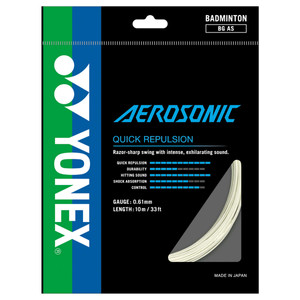 Naciąg badminton Yonex Aerosonic White