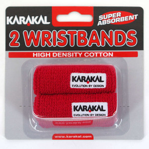 Karakal Wristband Red 2pcs.