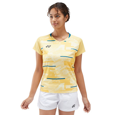 Yonex Women's Crew Neck Shirt 0034 Soft Yellow