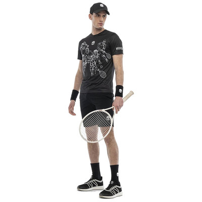 Koszulka Hydrogen Sketch Tech T-shirt Black