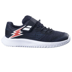 Buty Babolat Pulsion AC Kid Boy Black / Fiesta Red