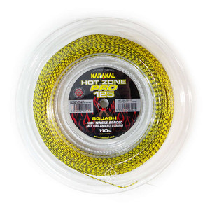 Karakal Hot Zone Pro 125 Yellow / Black 110m Squash String