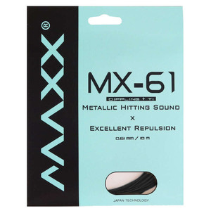 Badminton string Maxx MX-61 Black