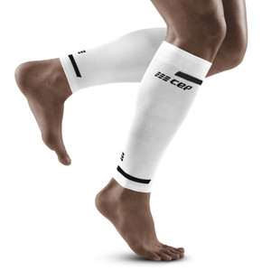 Opaski na łydki Cep The Run Compression Calf Sleeves 4.0 Men White