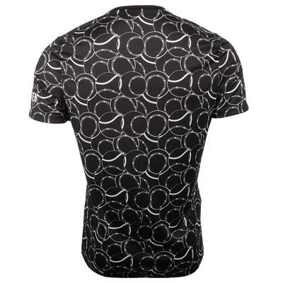 Hydrogen Allover Tennis Tech T-Shirt Black