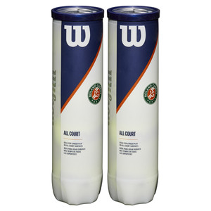 Piłki Wilson Roland Garros All Court 2x4szt.