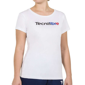 Koszulka Tecnifibre Women's Cotton Tee White
