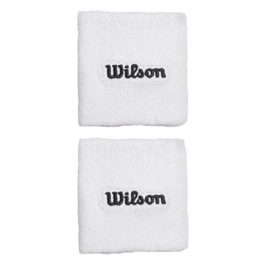 Wilson Wristband Bright White OSFA 2Pack