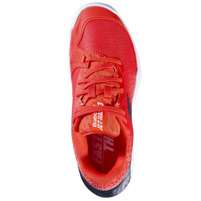 Buty Babolat Jet Mach 3 AC Boy Strike Red / White
