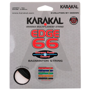 Karakal Edge 66 Badminton String Black