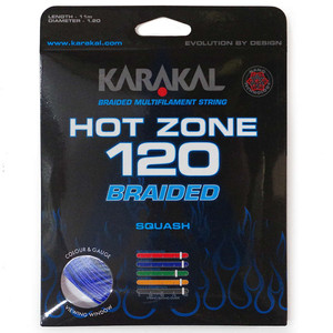 Karakal Hot Zone Braided 120 Blue 11m Squash String