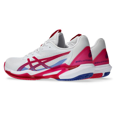 Asics Solution Speed FF 3 CLAY Women's White / Bright Rose