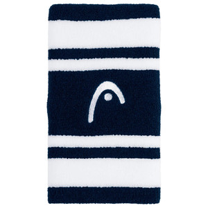 Frotka HEAD 5" Wristband Striped 2Pack Navy / White