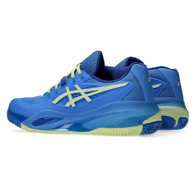Asics Women's Gel-Resolution X Clay/OC Blue / Yellow